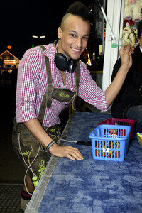 Prince Damien auf dem Oktoberfest in München
