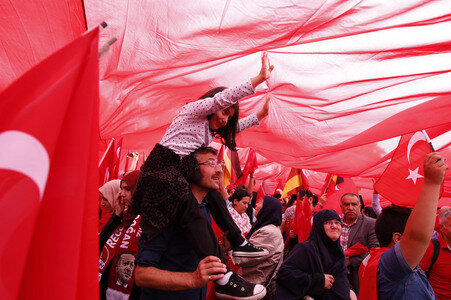 Erdogan-Demo in Köln