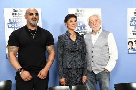 Pressekonferenz zur Friedenskundgebung am 13. September in Berlin