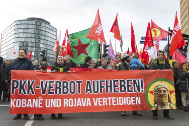 Demonstration gegen PKK Verbot, Berlin