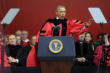Barack Obama erhält Ehrendoktorwürde in New Brunswick