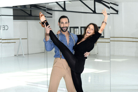 Jana Pallaske trainiert für 'Let's Dance' in Berlin