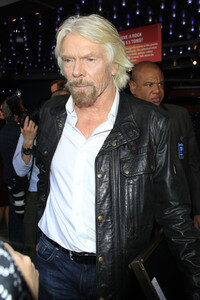 Richard Branson  erhält einen Stern auf dem Hollywood Walk of Fame in Los Angeles