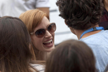 Ankunft von Jessica Chastain beim San Sebastian Film Festival 2014