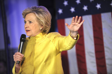 Wahlkampfrede von Hillary Clinton in New York