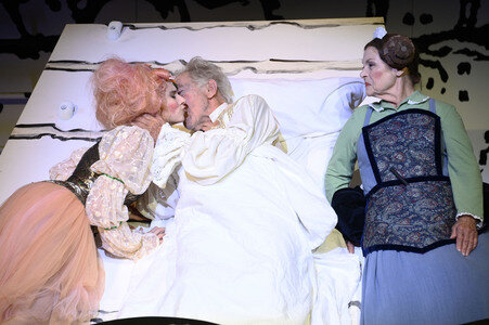 Theaterprobe 'Der eingebildet Kranke' in Berlin