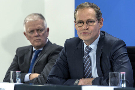 Pressekonferenz zum Thema Luftqualität in Berlin