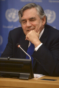 Gordon Brown bei der UN in New York