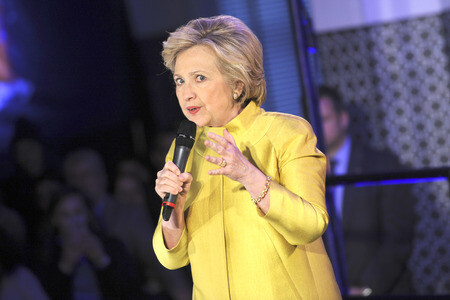Wahlkampfrede von Hillary Clinton in New York