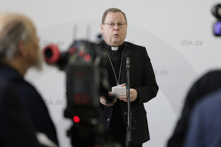 Auftakt-Pressekonferenz zur Frühjahrsollversammlung der Deutschen Bischofskonferenz in Würzburg