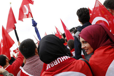 Erdogan-Demo in Köln