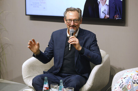 Eckart von Hirschhausen auf der Frankfurter Buchmesse 2025 in Frankfurt