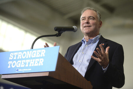 Wahlkampfveranstaltung mit Tim Kaine in Bethlehem