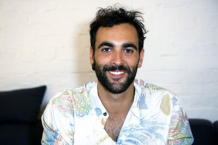 Pressetermin mit Marco Mengoni in Berlin
