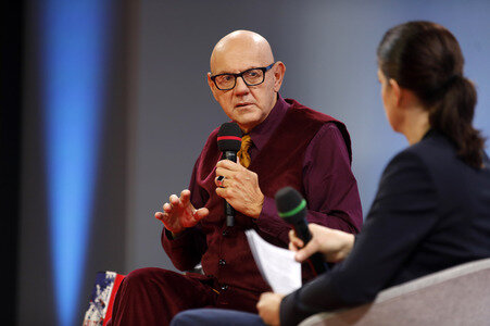 Andreas Pflüger auf der Frankfurter Buchmesse 2025 in Frankfurt