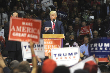Donald Trump Wahlkampfveranstaltung in Wilkes-Barre