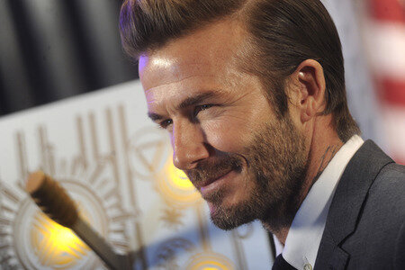 Empire State Building Lighting Ceremony mit David Beckham in New York