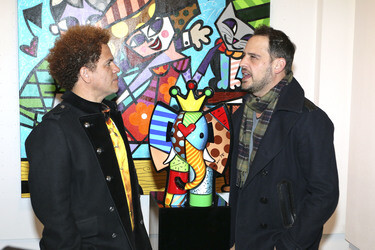 Romero Britto Ausstellungseröffnung, Hamburg