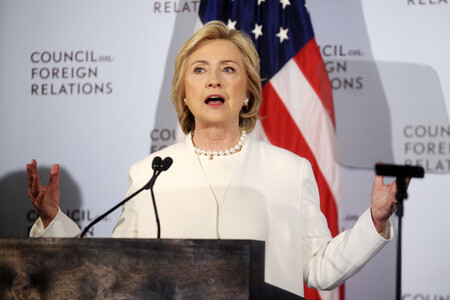 Anti-Terror Rede von Hillary Clinton in New York