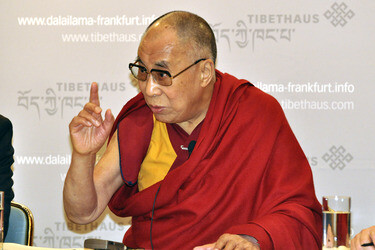 Dalai Lama Pressekonferenz , Frankfurt