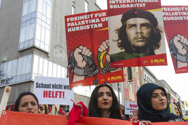 'Berlin ist Kobane' Demonstration, Berlin