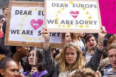 Demonstration gegen die Front National, Paris
