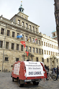 Wahlkampfveranstaltung der LINKEN in Nürnberg