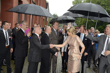Arbeitsbesuch des niederändischen Königspaares, Essen