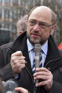 SPD-Kanzlerkandidat Martin Schulz in Darmstadt