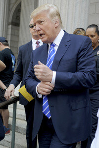 Donald Trump am Manhattan Supreme Court in New York