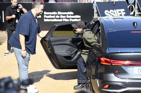 Ankunft von Juliette Binoche auf dem San Sebastian International Film Festival 2025