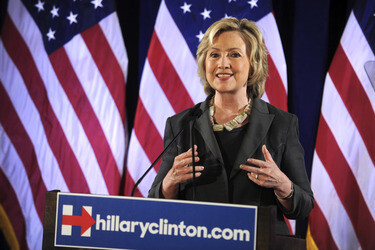 Hillary Clinton spricht in New York
