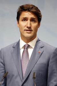 G20 Pressekonferenz von Justin Trudeau in Hamburg