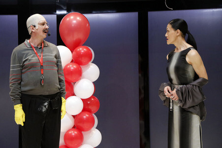 Theaterprobe 'Der Geizige' in Berlin