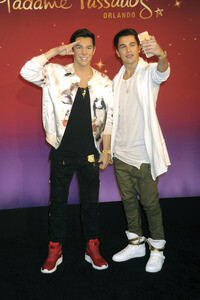 Präsentation der Austin Mahone Wachsfigur in New York