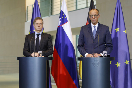 Empfang des Ministerpräsidenten von Slowenien in Berlin