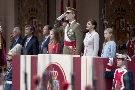 Militäparade zum Nationalfeiertag in Madrid