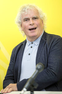 Pressekonferenz mit Simon Rattle in Hongkong