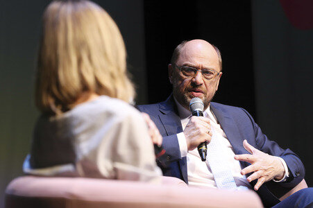 Martin Schulz zu Gast bei 'BRIGITTE Live' in Berlin