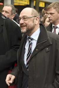 SPD-Kanzlerkandidat Martin Schulz in Darmstadt