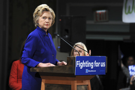 Rede von Hillary Clinton in New York