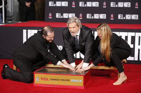 Hand and Footprint Ceremony mit Jeff Bridges in Los Angeles