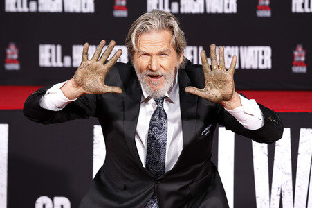 Hand and Footprint Ceremony mit Jeff Bridges in Los Angeles