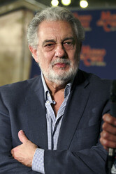Maßnehmen von Placido Domingo im Wachsmuseum von Madrid