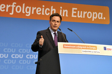 Eröffnung des CDU Europawahlkampfes, Frankfurt