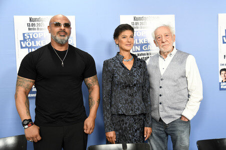 Pressekonferenz zur Friedenskundgebung am 13. September in Berlin