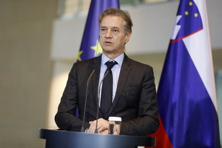 Empfang des Ministerpräsidenten von Slowenien in Berlin