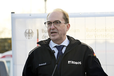 Kommunikationsübung MURE 26 auf dem Truppenübungsplatz Oberlausitz in Weißkeißel
