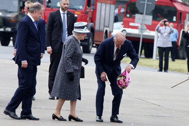 Rückflug von Queen Elizabeth II. nach Großbritannien
