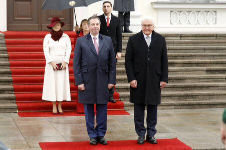 Begrüßung des Großherzogs von Luxemburg in Berlin